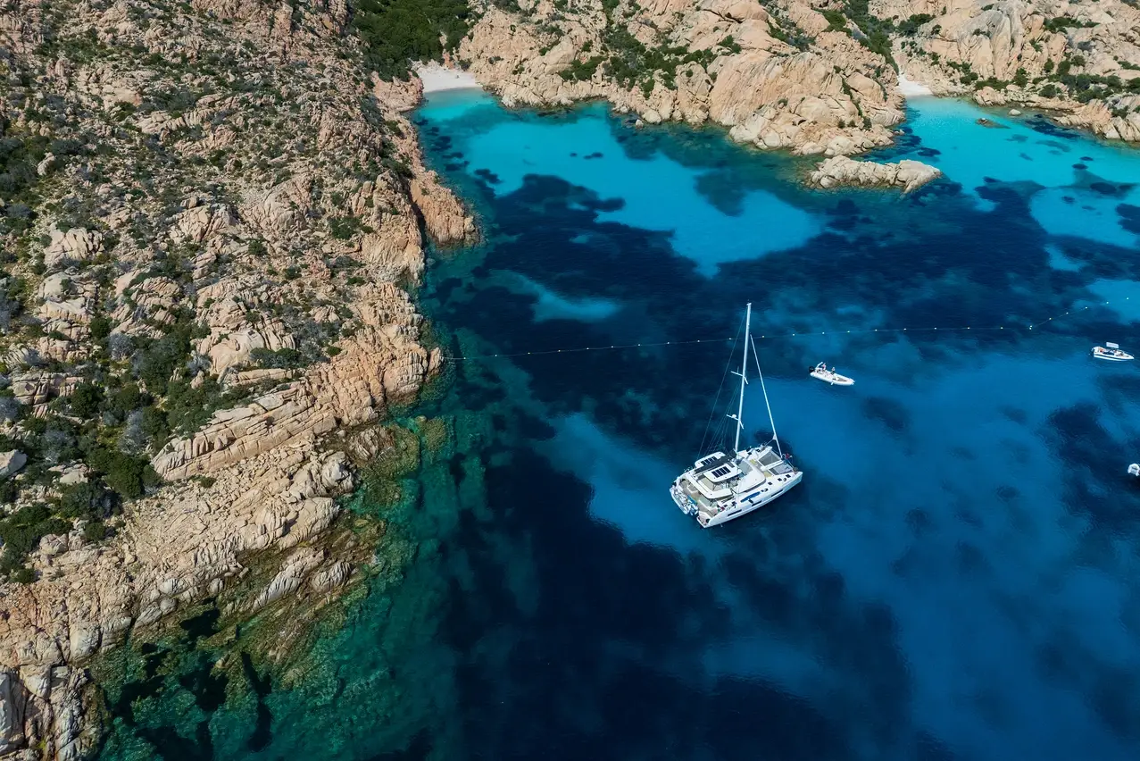 Mooring to explore the coast
