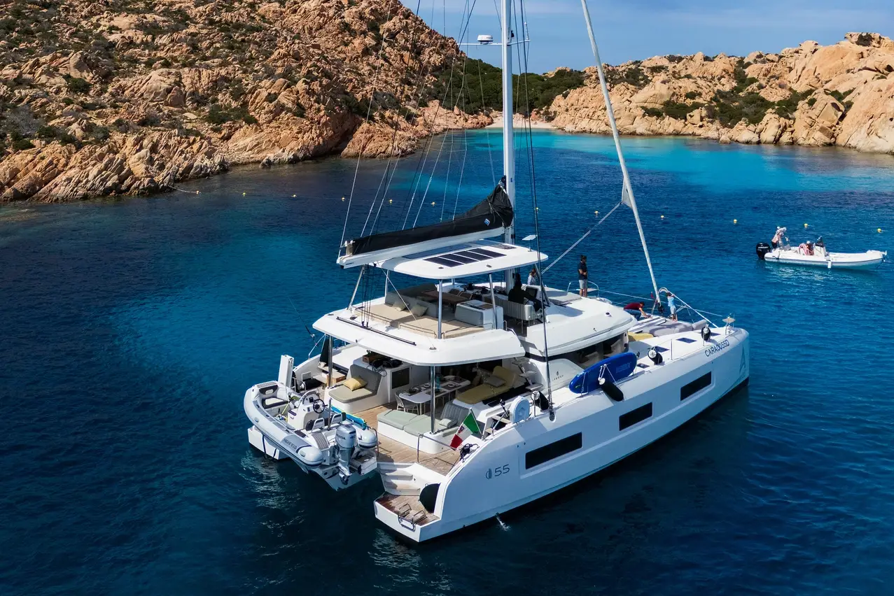 mooring in caprera