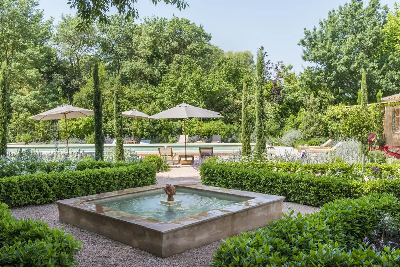 Fountain in the garden