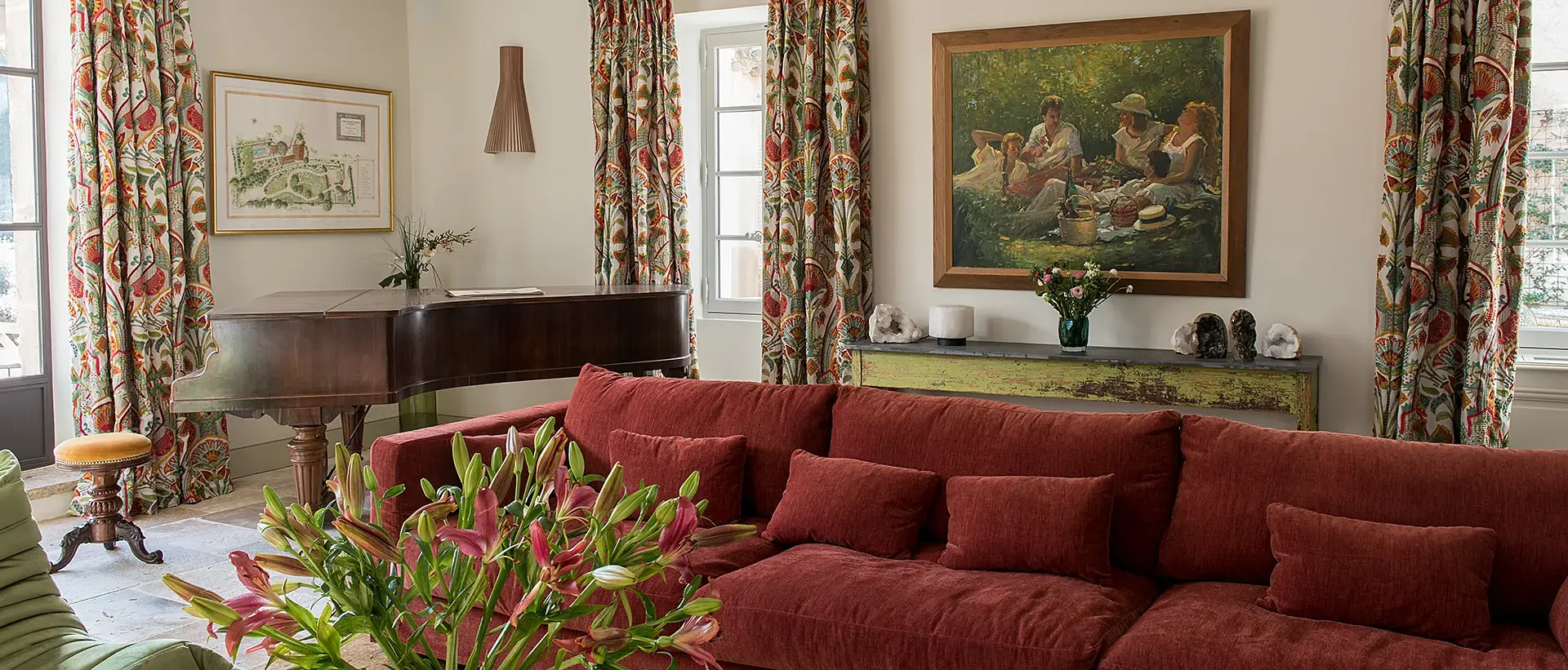 mas le gaudre living room