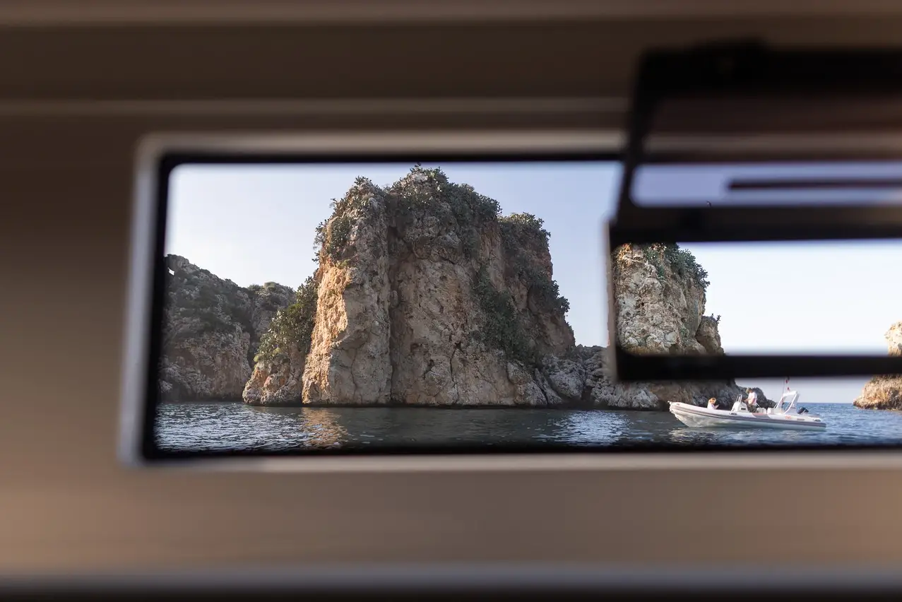 views from the yacht