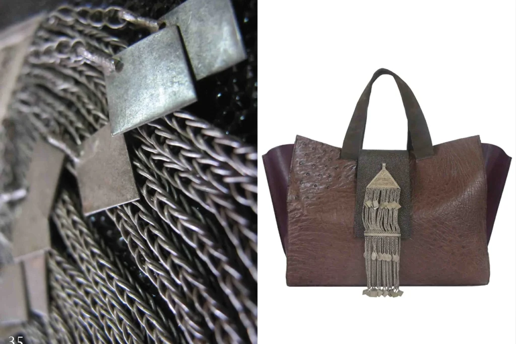 anna trzebinski handmade brown leather bag