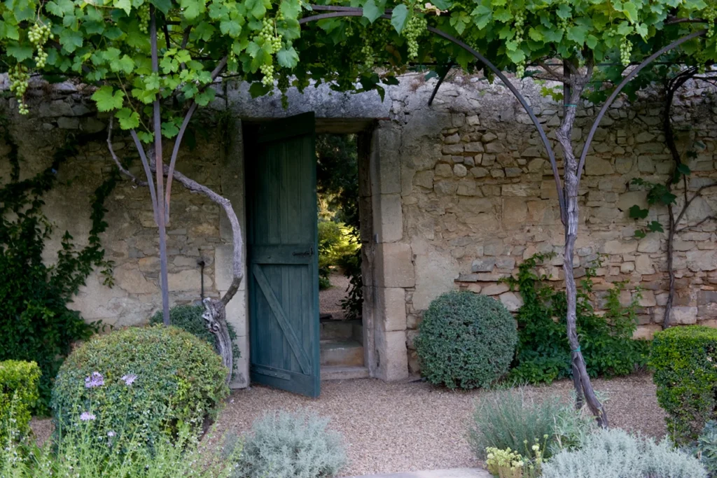 Abbaye de Pierredon Garden Wall