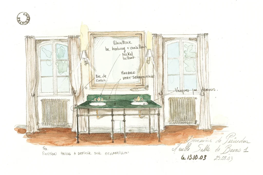 Abbaye de Pierredon sketch